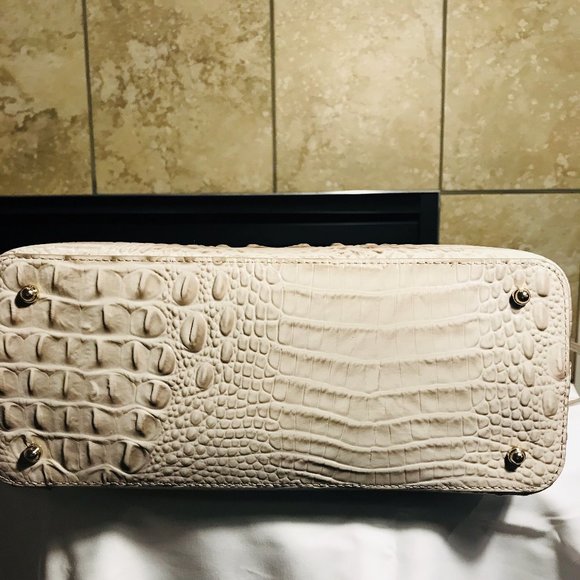 NWT- FREE SHIPPING -BRAHMIN-LARGE DUXBURY Satchel Melbourne - Picture 3 of 6